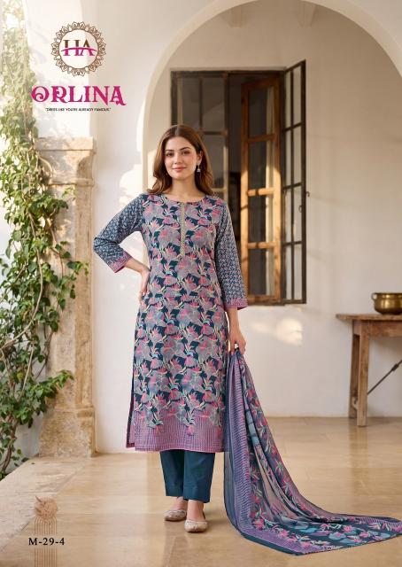 Alok suit orlina printed dress material wholesale